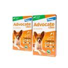 2 Antipulgas Advocate Elanco 1 Bisnaga 0,4mL Cães até 4kg Dose mensal Aplica após banho Verme do coração 2 Antipulgas Advocate Elanco 1 Bisnaga 0,4mL Cães até 4kg Dose mensal Aplica após banho Verme do coração