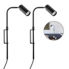 2 Arandela Interna Preto Articulada Cabeceira Plug Lup87 2 Arandela Interna Preto Articulada Cabeceira Plug Lup87