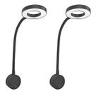 2 Arandela Leitura Direcionável Cabeceira Led 5W Moderno Bet69 2 Arandela Leitura Direcionável Cabeceira Led 5W Moderno Bet69