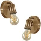 2 Arandelas Articulada Nordic Spot New Cobre + Lamp. A60