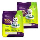 2 Areia Biodegradável Eco Gold Fina MyPetOne - 4Kg