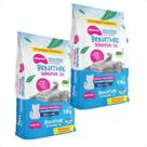 2 Areia Higienica Gatos Biodegradavel Bionature Grãos Finos 10Kg
