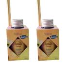 2 Aromatizador Ambiente de Talco Perfumador Vareta Casa 100ml Difusor Ar Marca Luz Aromas - Envio Já