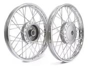 2 Aros Montado Completos (par) Honda Cg Fan Titan 150 Tambor
