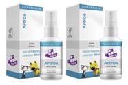 2 Artros Terapia P/ Artrite Artrose Homeopet 30ml Cães/gatos