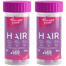 2 Auxilia No Crescimento Renova Hair - Cabelo, Pele E Unhas Com Biotina e colageno