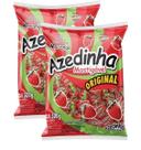 2 Bala Azedinha Mastigável Sabor Morango Cory Pacote 500g