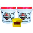 2 Balde Silicone Gel Automotivo Premium + Esponja Aplicadora - 3kg