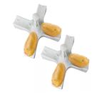 2 Bandeja De Micro-ondas P/ Assar Para Batatas Facil 18,5cm