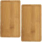 2 Bandeja Retangular em MDF Madeira Para Cozinha Tábua 33,5cm 2 Bandeja Retangular em MDF Madeira Para Cozinha Tábua 33,5cm