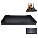2 Bandejas de Plástico Resistente para Decoração 20x10cm