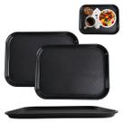 2 Bandejas Retangular Resistente Para Servir Buffet 40x30cm