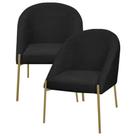 2 Banqueta Poltrona Lua Metal Bouclê Sala Penteadeira Salão 2 Banqueta Poltrona Lua Metal Bouclê Sala Penteadeira Salão