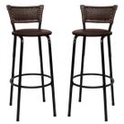 2 banquetas Conjunto Para Bancada Alta Cozinha Encosto Balcão Americano Itagold 2 banquetas Conjunto Para Bancada Alta Cozinha Encosto Balcão Americano Itagold