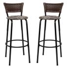 2 banquetas Conjunto Para Bancada Alta Cozinha Encosto Balcão Americano Itagold 2 banquetas Conjunto Para Bancada Alta Cozinha Encosto Balcão Americano Itagold