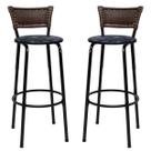 2 banquetas Conjunto Para Bancada Alta Cozinha Encosto Balcão Americano Itagold 2 banquetas Conjunto Para Bancada Alta Cozinha Encosto Balcão Americano Itagold