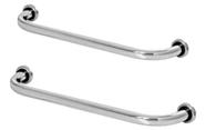 2 Barra Alças Apoio Suporte 50cm Banheiro Idoso Deficiente 2 Barra Alças Apoio Suporte 50cm Banheiro Idoso Deficiente