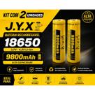 2 Bateria Recarregável 18650 3.7v 4.2v 9800mah Para Lanterna 2 Bateria Recarregável 18650 3.7v 4.2v 9800mah Para Lanterna