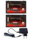 2 Bateria Recarregável Unipower 6v 7,2ah Carregador Bivolt 6v 800mah Plug Pino P4 2 Bateria Recarregável Unipower 6v 7,2ah Carregador Bivolt 6v 800mah Plug Pino P4