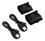 2 Baterias Com Cabo Carregador Para Controle Compatível Xbox One Charge 2 Baterias Com Cabo Carregador Para Controle Compatível Xbox One Charge