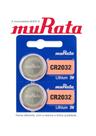 2 Baterias CR2032 Sony Murata DL2032 ECR2032 3V Célula de moeda de lítio Original 2 Baterias CR2032 Sony Murata DL2032 ECR2032 3V Célula de moeda de lítio Original
