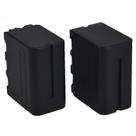 2 baterias Np-f960 7.4v P/ Filmadora e Iluminador Led t