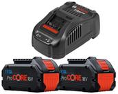2 Baterias Procore 18v 8,0ah Carregador Gal 1880 Cv 18v 127v