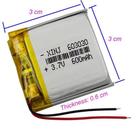 2 Baterias Rastreador 603030 600mah 3,7v Cr