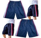 2 Bermudas Shorts Infantil Masculina Tactel Básico Verão 014