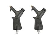 2 Bico Pistola Botão Limpeza Ar Cabine Caminhão + Conector