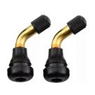 2 Bicos de Válvula Curvos 90 Graus para Scooters e Motos Lead, NMax, Burgman, Citycom