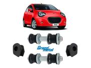 2 Bieleta Dianteira E Bucha Barra Estabilizadora Geely Gc2