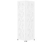 2 Biombo Pintado Sanfonado Com Rodinhas E Dobradiças Painel Mdf Folha Divisor Divisória Separador De Ambiente Branco Ou Preto Vários Modelos