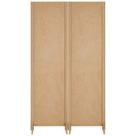 2 Biombo Reto Com Pes Folha Painel Mdf Cru Divisor Divisória Separador De Ambiente Vários Modelos