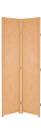2 Biombo Slim Sanfonado Com Dobradiças Folha Painel Mdf Cru Divisor Divisória Separador De Ambiente Vários Modelos