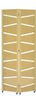 2 Biombo Slim Sanfonado Com Rodinhas E Dobradiças Mdf Cru Folha Painel Divisor Divisória Separador De Ambiente Vários Modelos