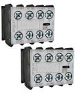 2 Bloco de Contato Auxiliar Frontal Para Minicontator CWCA0 3NA+1NF BFCA-31 Weg