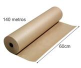 2 Bobinas Papel Kraft Puro 80grs 60cm 140 Metros - Scrity