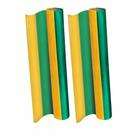 2 Bobinas Plásticas Decorativa Copa Brasil Verde e Amarelo 50m