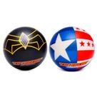 2 Bolas de Leite Herói América e Batman Vinil para Crianças 2 Bolas de Leite Herói América e Batman Vinil para Crianças