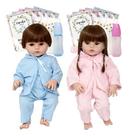 2 Boneca Reborn Gêmeos Menino Menina Corpo Silicone Enxoval