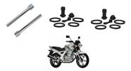 2 Borrachas Reparo Pinça Freio + 2 Parafusos Cbx 250 Twister