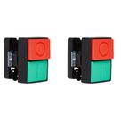 2 Botão Pulsador Duplo Steck SLPDLNANF 1NA/NF Max Botton 2 Botão Pulsador Duplo Steck SLPDLNANF 1NA/NF Max Botton