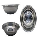 2 Bowl Inox Tigela Mixing Saladeira 24cm Bacia Arroz Vasilha