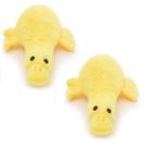 2 Brinquedo Pelúcia Pet P/ Cachorro Animal de Estimação Pato