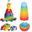 2 Brinquedos para Bebes Menino e Menina Educativo Pedagógico