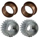 2 Bucha de Bronze Eixo + 2 Engrenagem Interna M2 22 Dentes Rossi