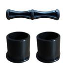 2 Bucha do Eixo Nylon Motor Deslizante Slider Pl + Pino de Travamento