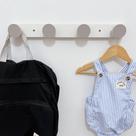 2 Cabideiros parede infantil pendurador roupas adnet bola