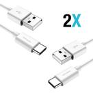 2 Cabos Celular Rápido 20W USB Tipo-C Resistente Longo 2m